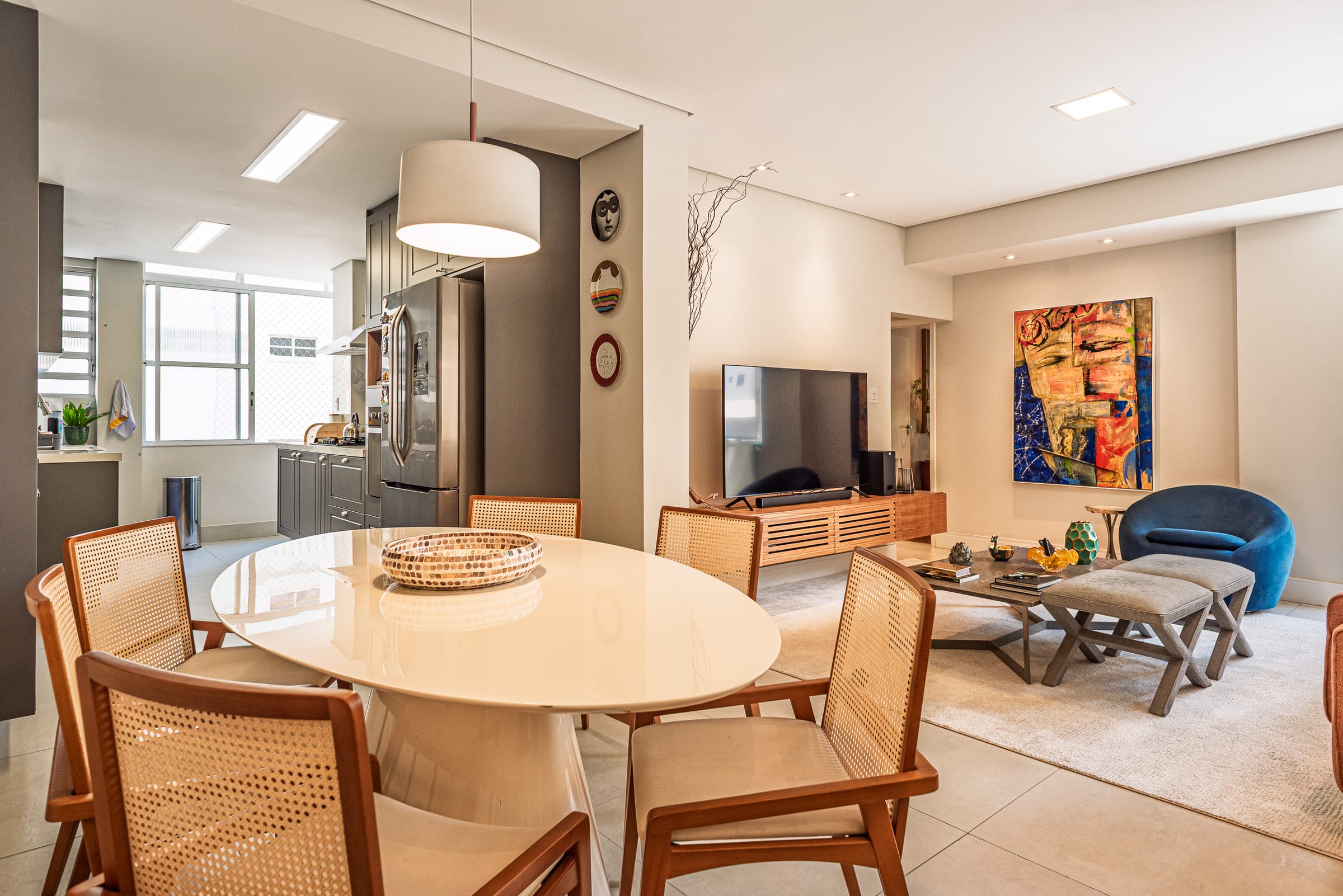 Ambiente de imóvel fotografado profissionalmente para a vitrine da imobiliária